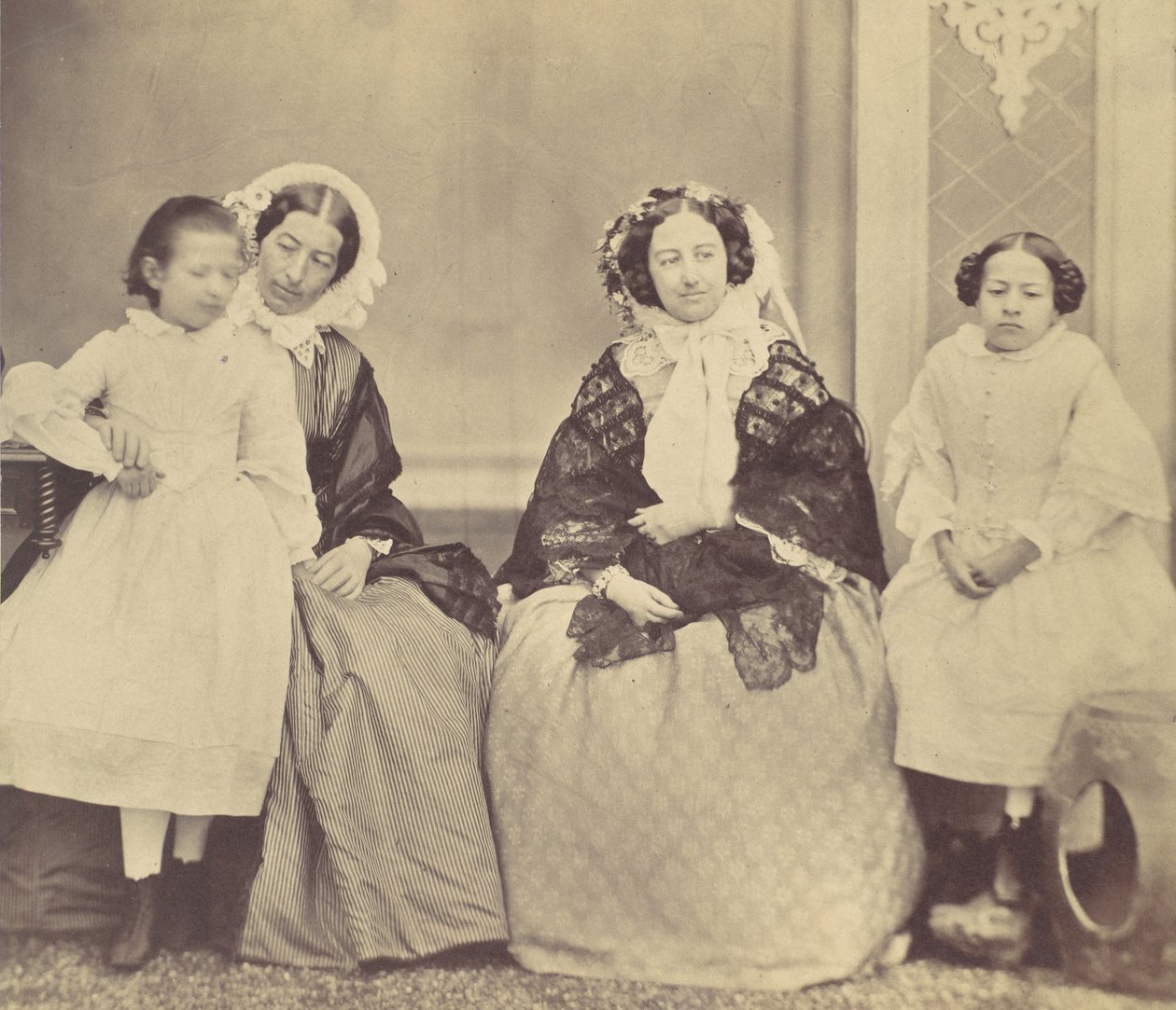 Elise Höusermann, Hermine, Marie i Marie Antoine, lata 50. i 60. XIX wieku. autorstwa Franz Antoine