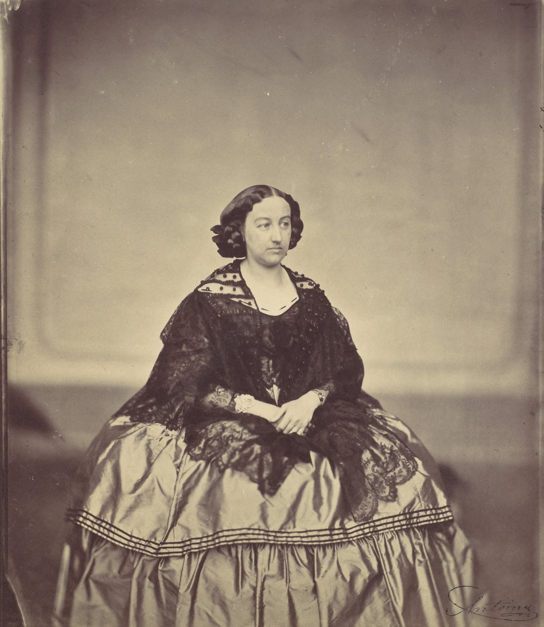 Marie Antoine, geb. Nieszczęścia, lata 50. i 60. XIX wieku. autorstwa Franz Antoine