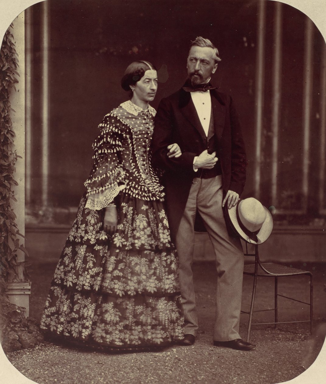 Mathias i Elise Hoeusermann, lata 50. i 60. XIX wieku. autorstwa Franz Antoine