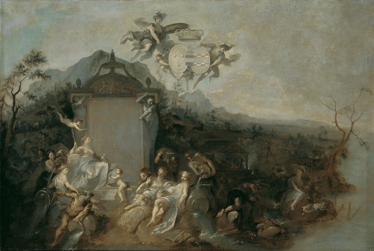 Alegoria Galicji i Lodomerii autorstwa Franz Anton Maulbertsch