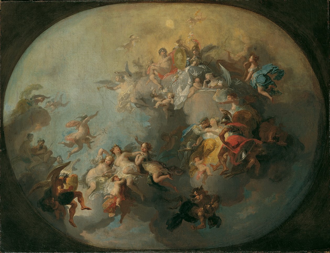 Alegoria królewskiego małżeństwa autorstwa Franz Anton Maulbertsch