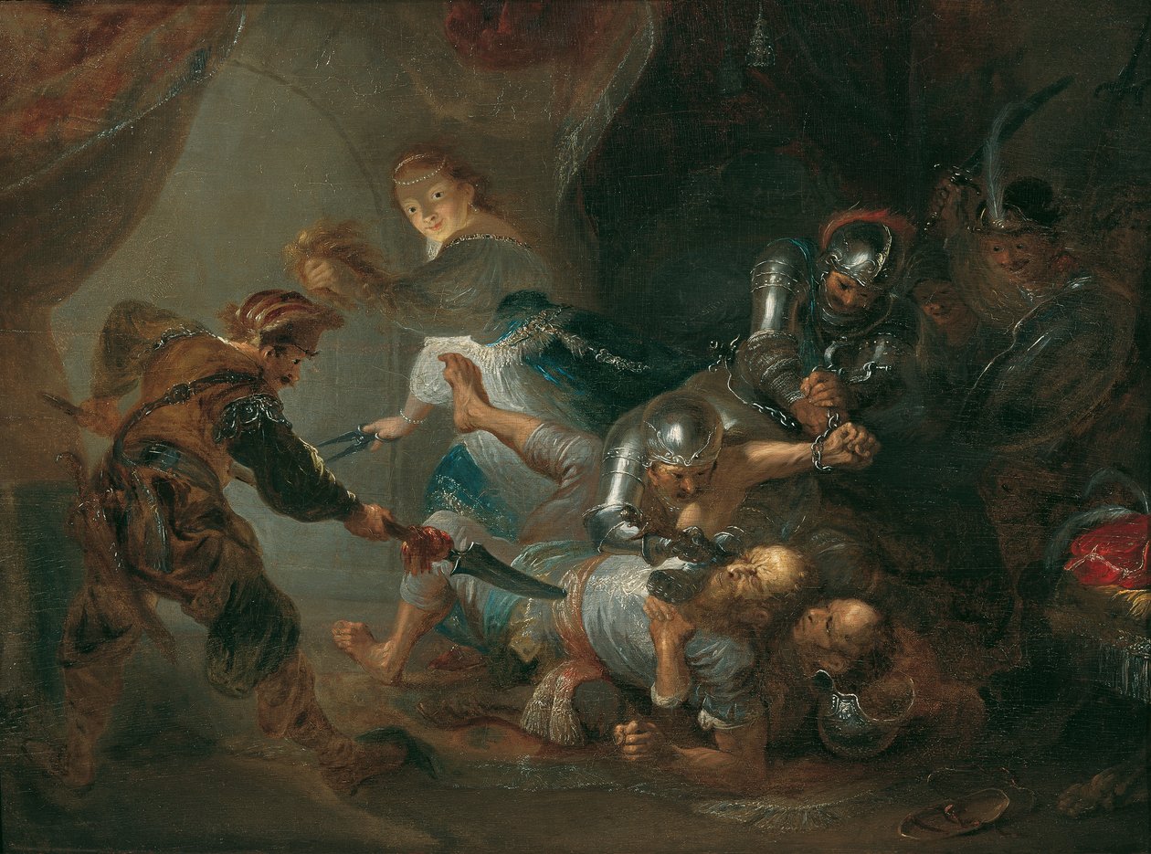 Oślepienie Samsona autorstwa Franz Anton Maulbertsch