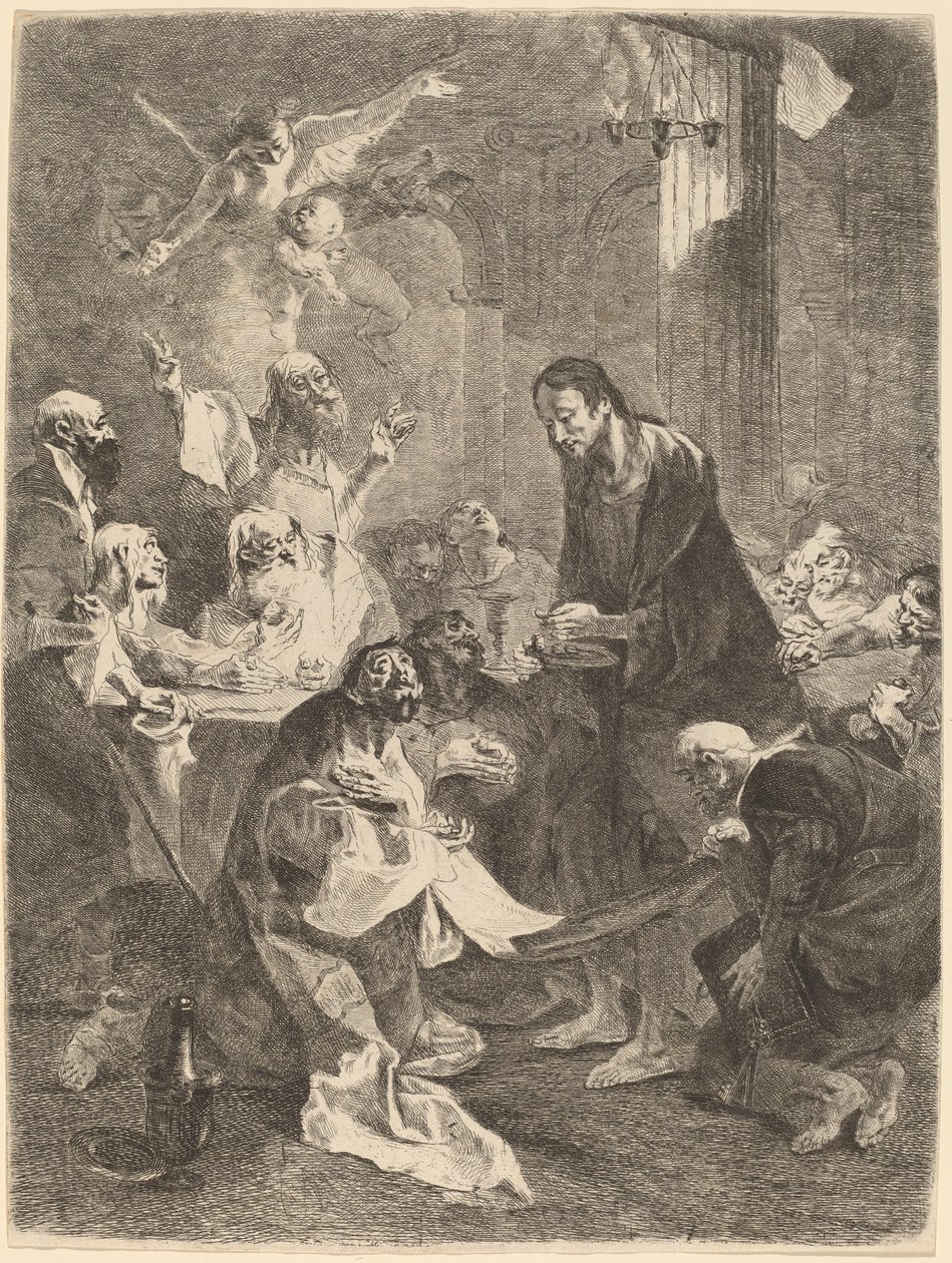 Instytucja Eucharystii autorstwa Franz Anton Maulbertsch