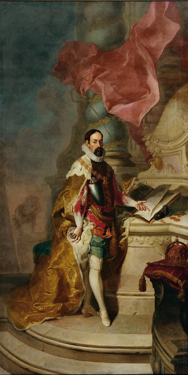 Portret Macieja 1557-1619, cesarza rzymskiego, ok. 1760. autorstwa Franz Anton Palko