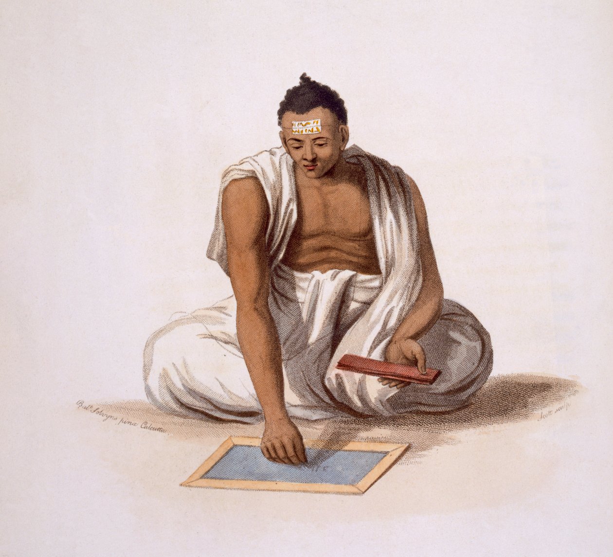 Dyback lub Astrolog, 1804. autorstwa Franz Balthazar Solvyns