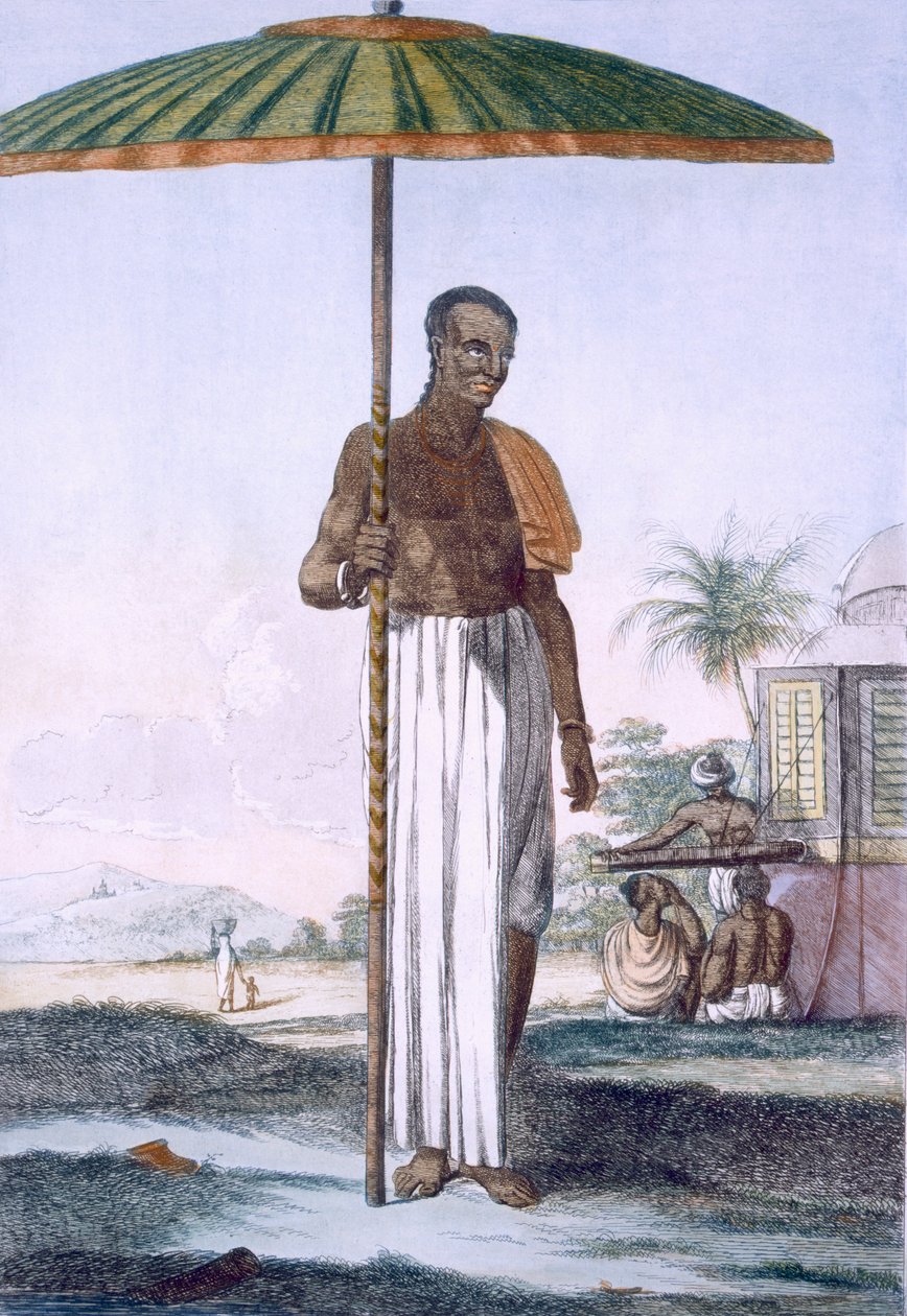 Portier z kasty Ouria, wyd. 1808-12. autorstwa Franz Balthazar Solvyns