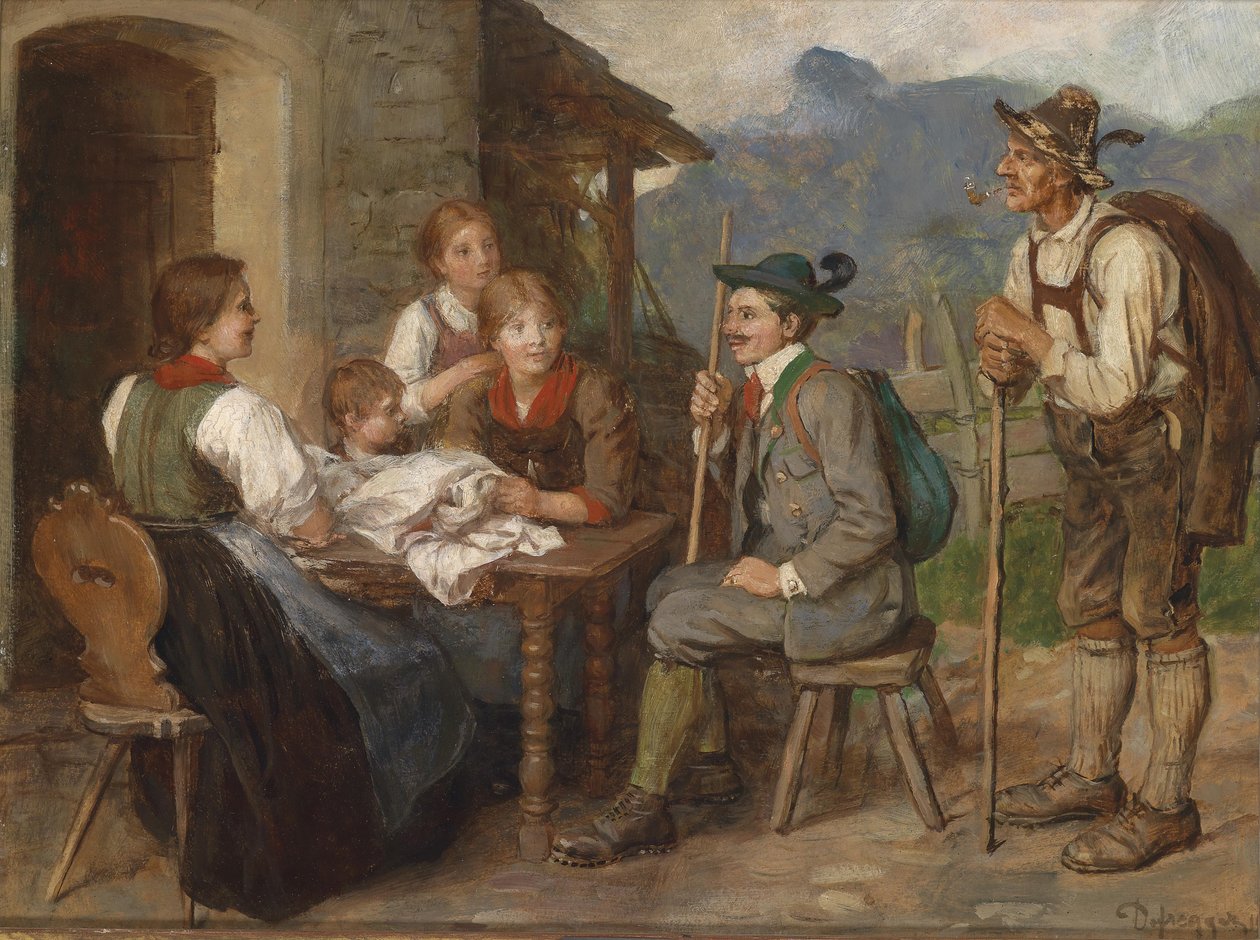 Salon-Tiroler autorstwa Franz Defregger