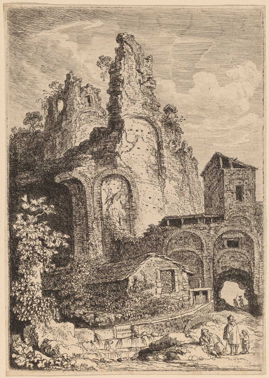 Stary Pałac w Tivoli autorstwa Franz Edmund Weirotter
