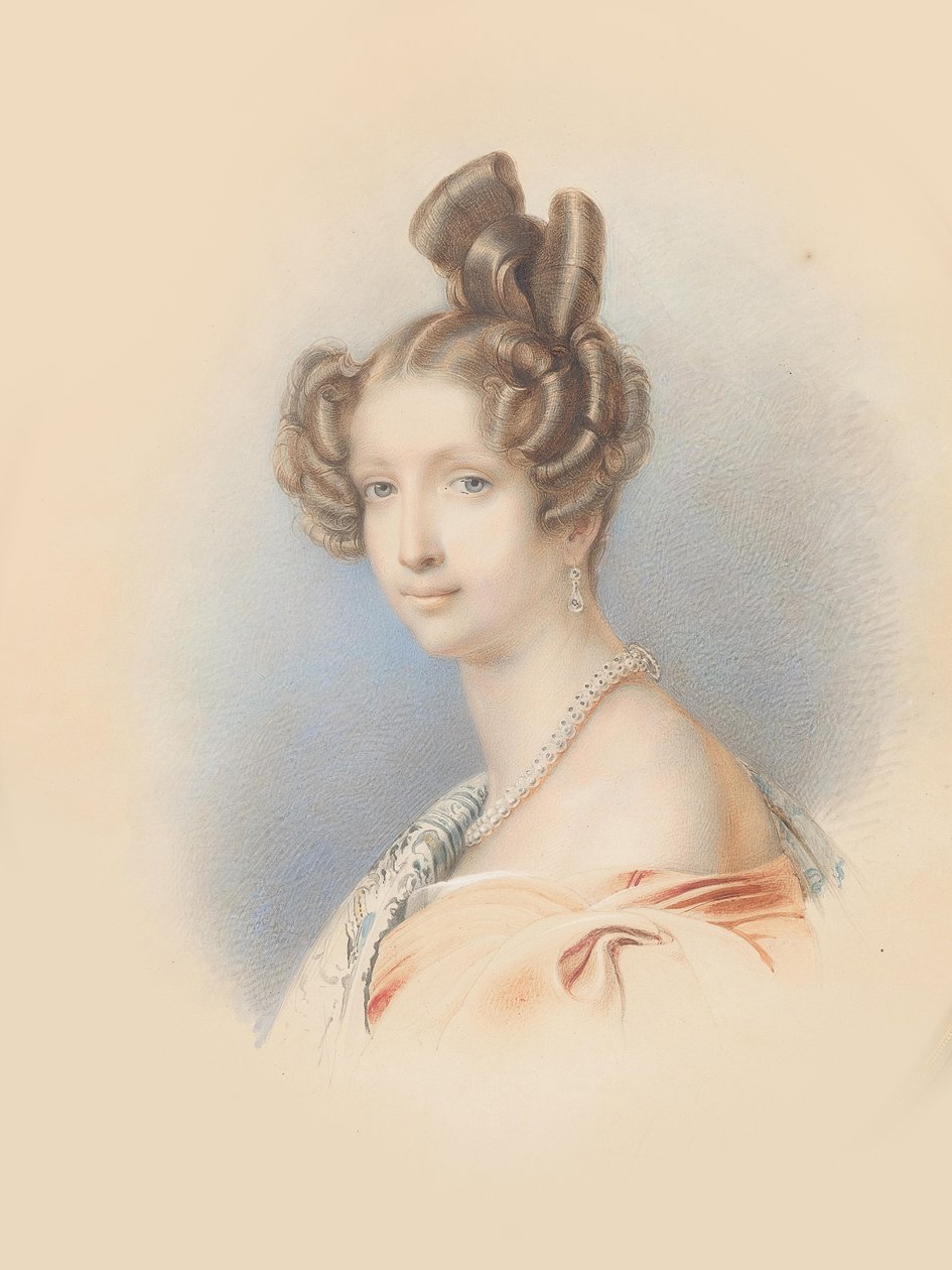 Arcyksiężna Zofia Austriacka, księżna Bawarii 1805-1872. autorstwa Franz Eybl