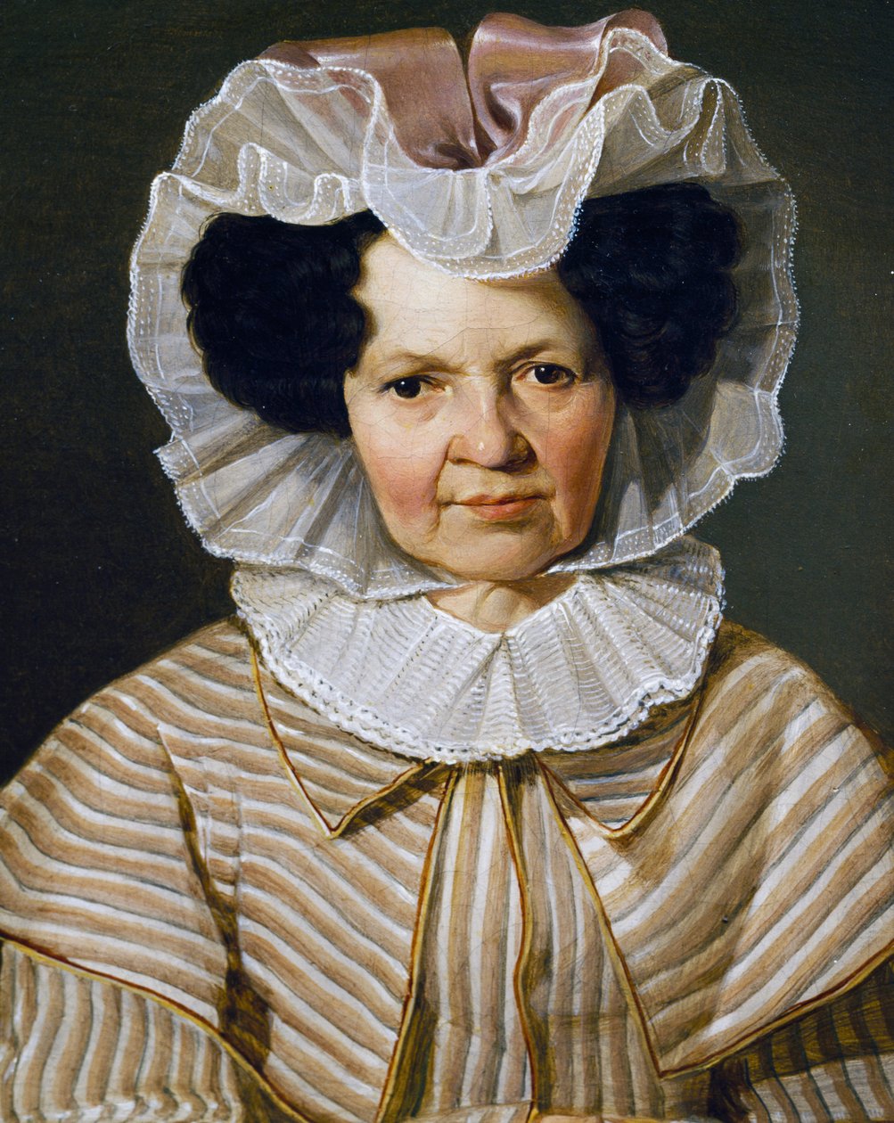 Portret Therese Burger Bischof, obraz Franza Eybla (1806-1880) autorstwa Franz Eybl