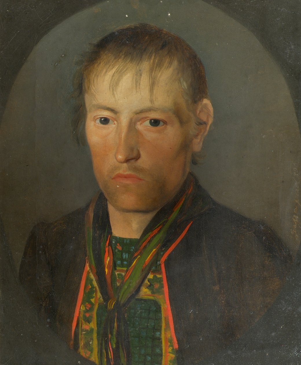 Portret chłopa autorstwa Franz Gasser