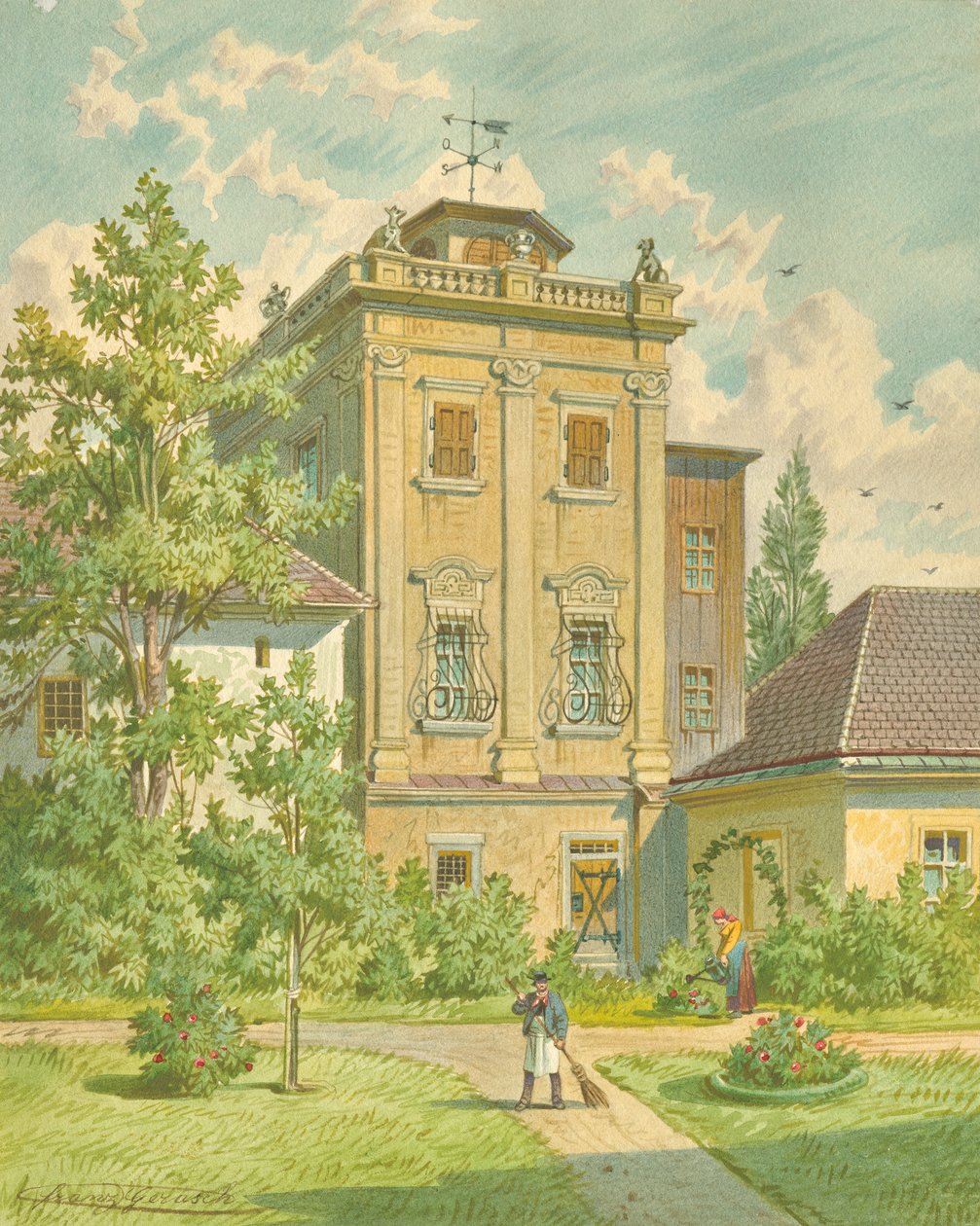 Stary Hundsturm w 5. dzielnicy Wiednia autorstwa Franz Gerasch