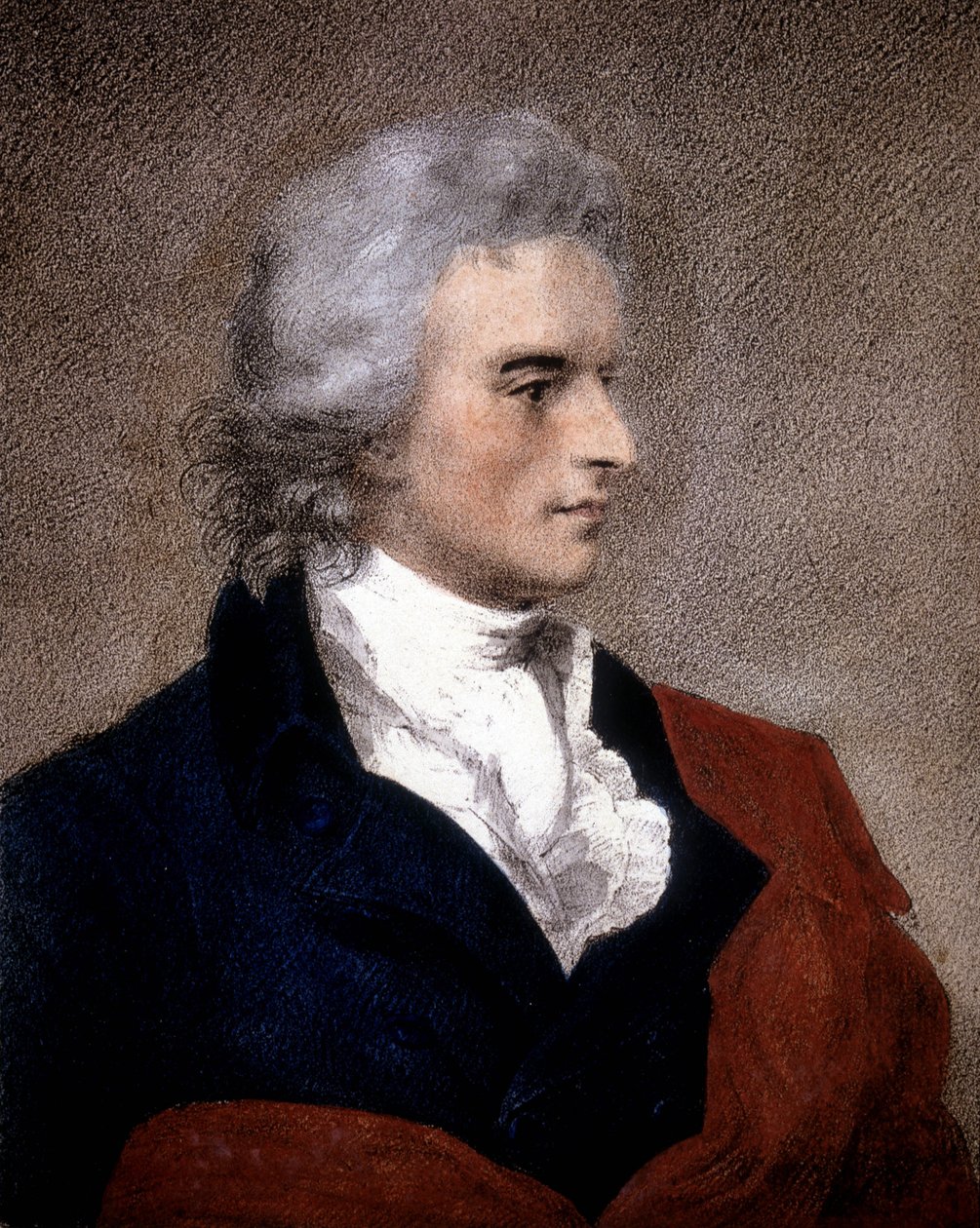 Portret Friedricha von Schillera (1759 - 1805) z obrazu F.G. von Kugelgena. autorstwa Franz Gerhard von Kugelgen
