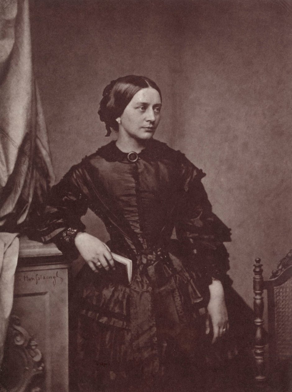 Clara Schumann, niemiecka pianistka i kompozytorka, XIX w. autorstwa Franz Hanfstaengl
