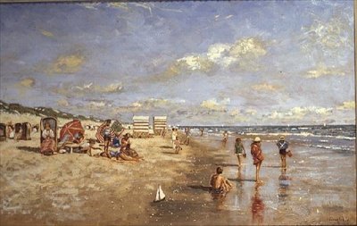 Na plaży autorstwa Franz Helfferich