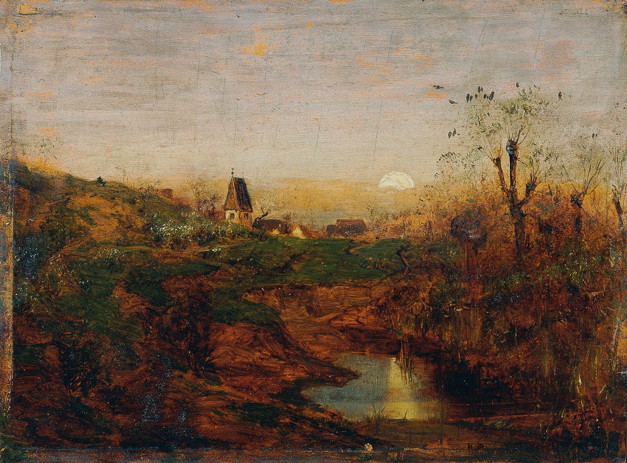 Zmierzch na wrzosowiskach autorstwa Franz Hoffmann von Fallersleben