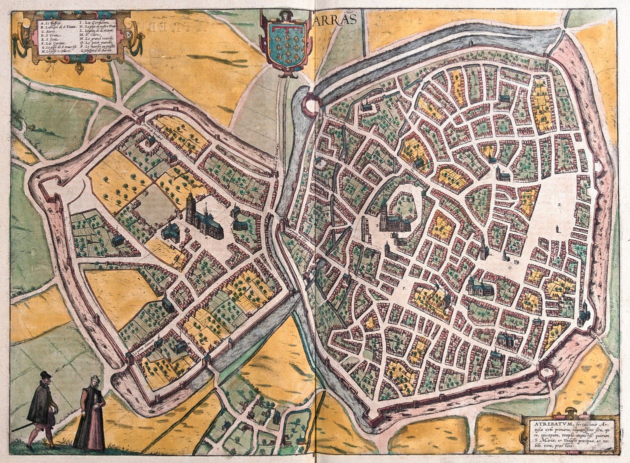 Arras - Północna Francja autorstwa Franz Hogenberg