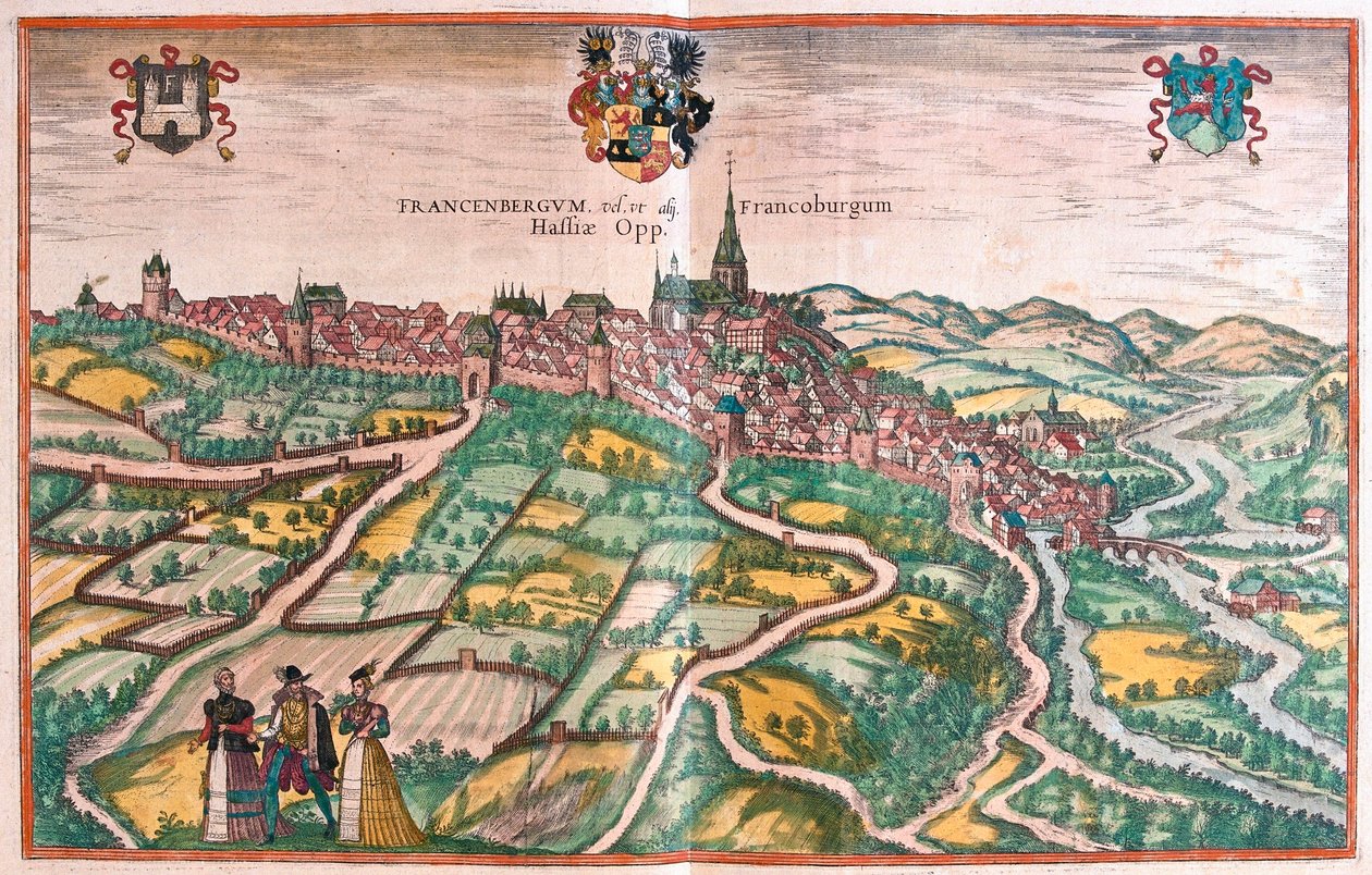 Frankenberg, Holandia (Grawerowanie autorstwa Franz Hogenberg