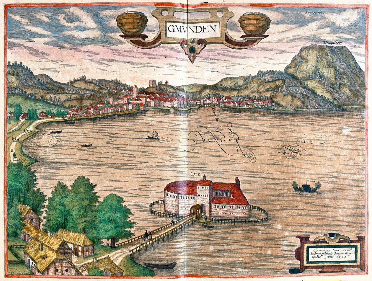Gmunden, Austria autorstwa Franz Hogenberg