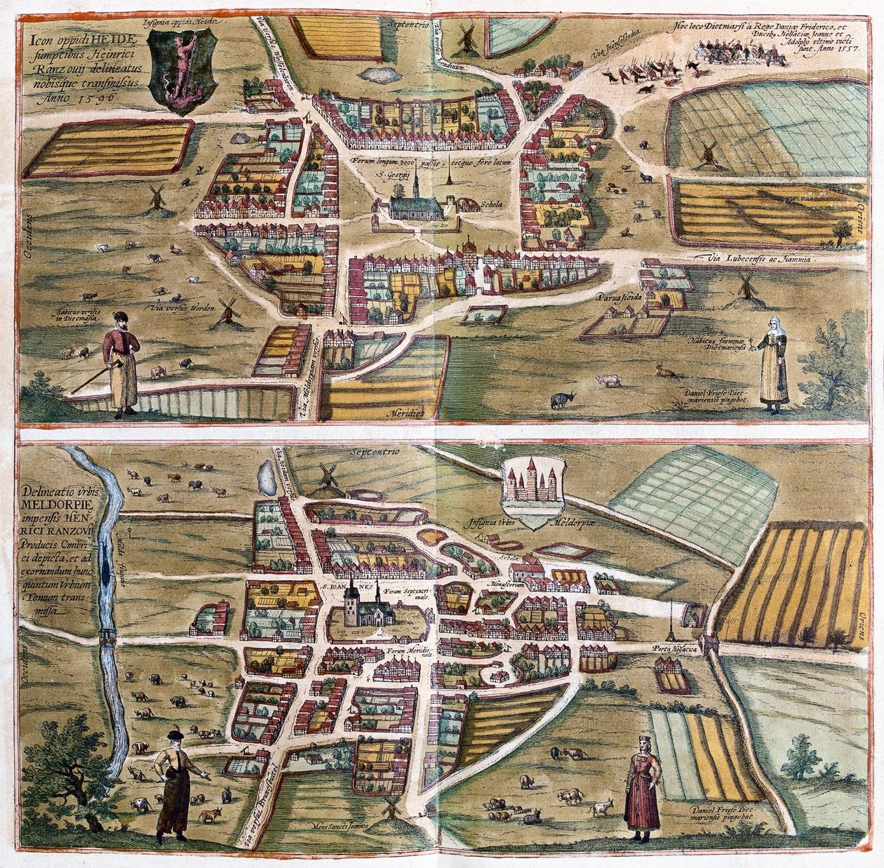 Heide i Meldorf, Niemcy autorstwa Franz Hogenberg