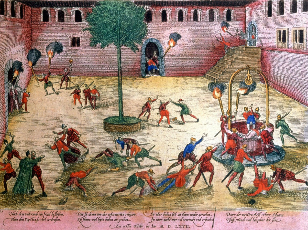 Druga francuska wojna religijna: Michelade autorstwa Franz Hogenberg