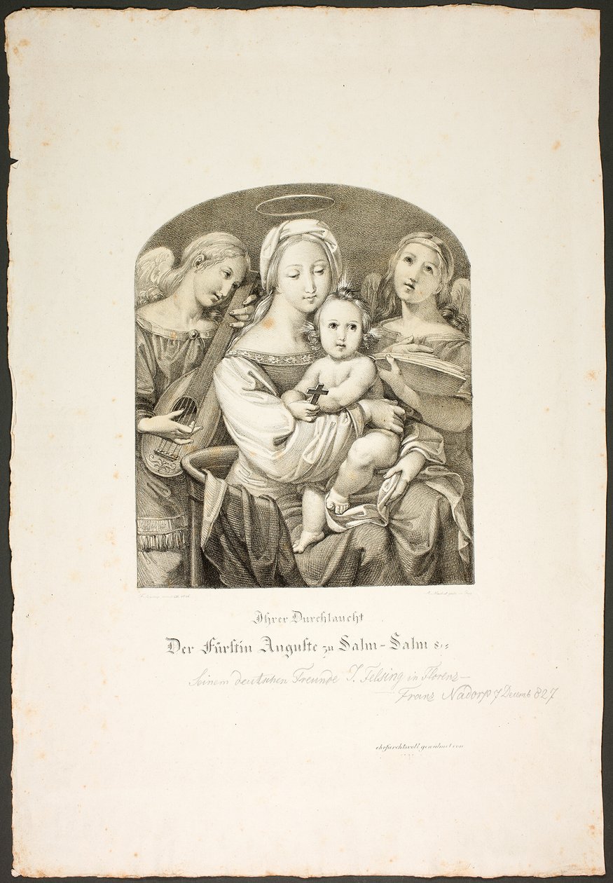 Madonna z Dzieciątkiem autorstwa Franz Johann Heinrich Nadorp