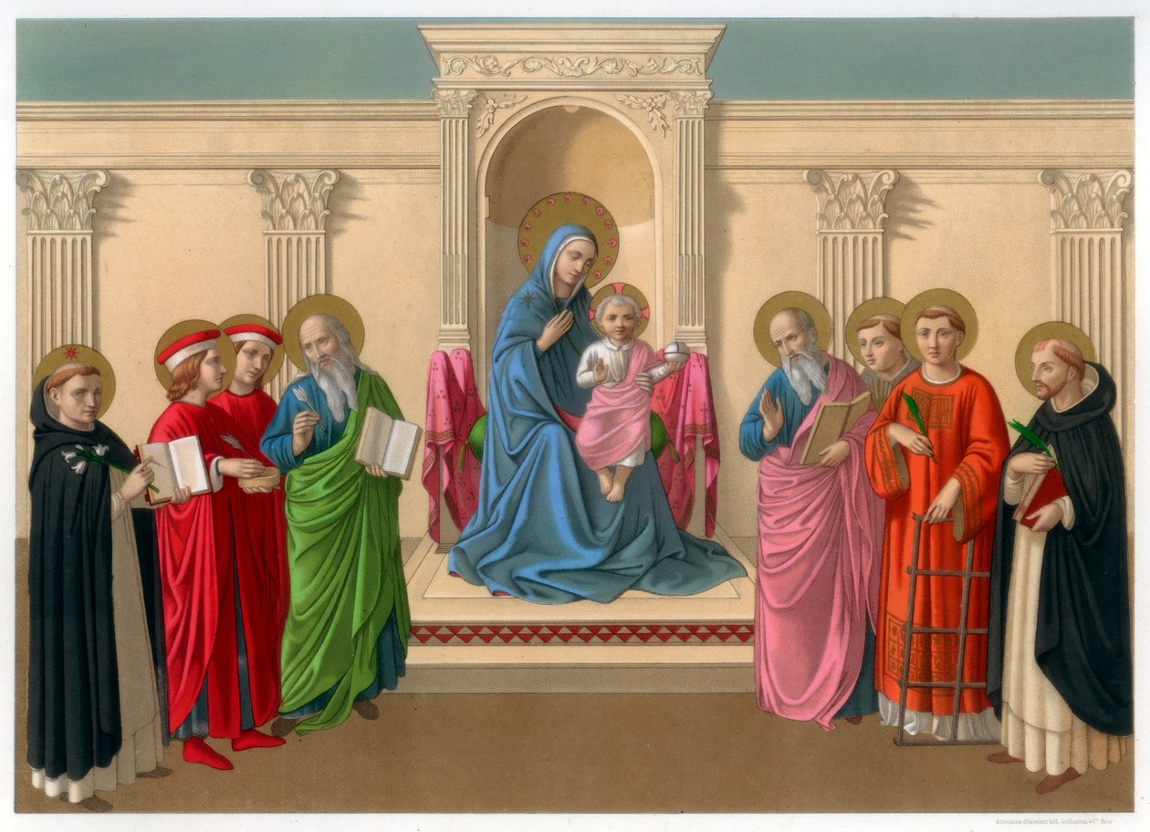 Madonna z cieni Madonna z cieni, c1450 1870 autorstwa Franz Kellerhoven