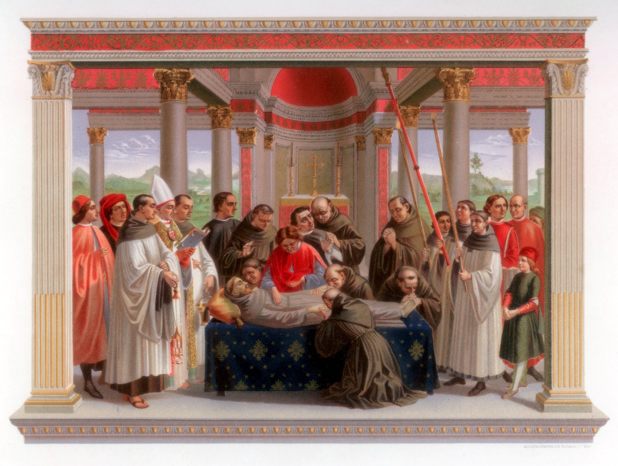 Pogrzeby św. Franciszka, 1482-1485 1870 autorstwa Franz Kellerhoven