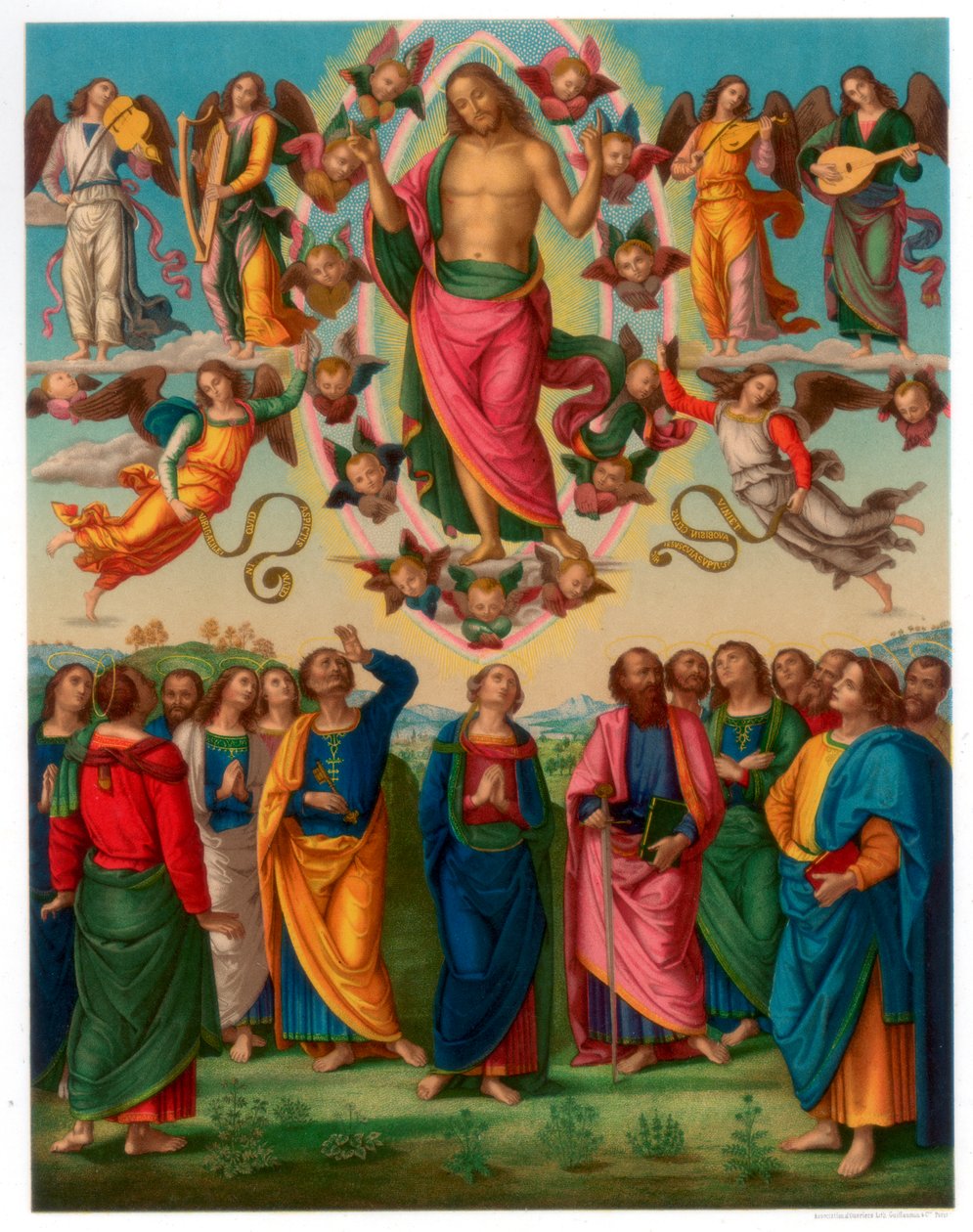 Wniebowstąpienie Chrystusa, 1496-1498 1870 autorstwa Franz Kellerhoven