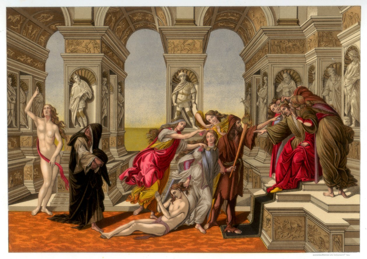 Kalumnia Apellesa, 1494-1495 1870 autorstwa Franz Kellerhoven