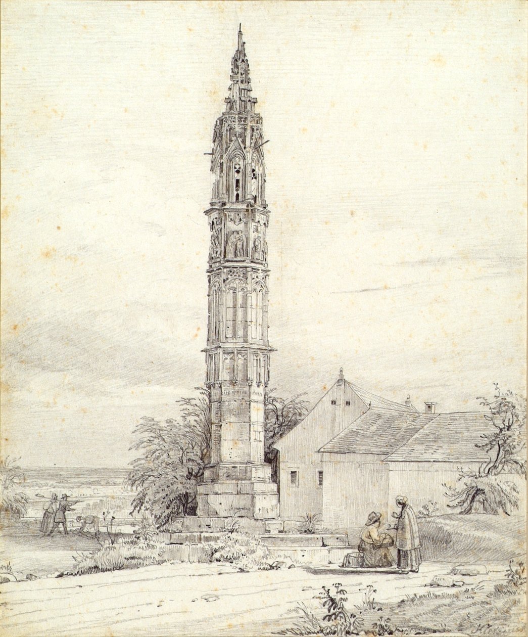 „Wieczne światło”, kolumna morowa w Klosterneuburg autorstwa Franz Kletzinsky