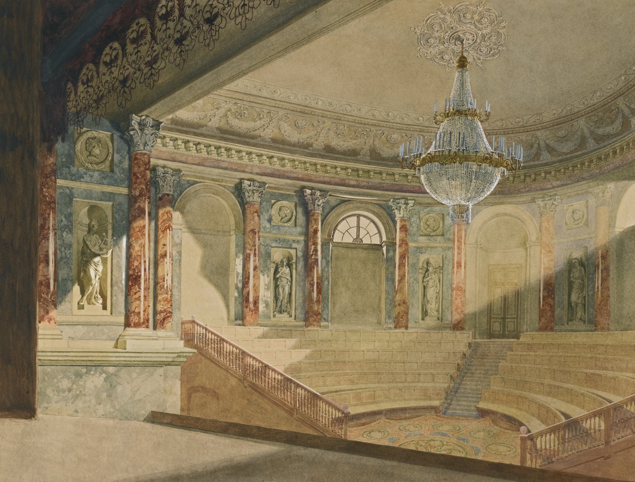 Teatr Ermitaż, 1898 autorstwa Franz Kopallik