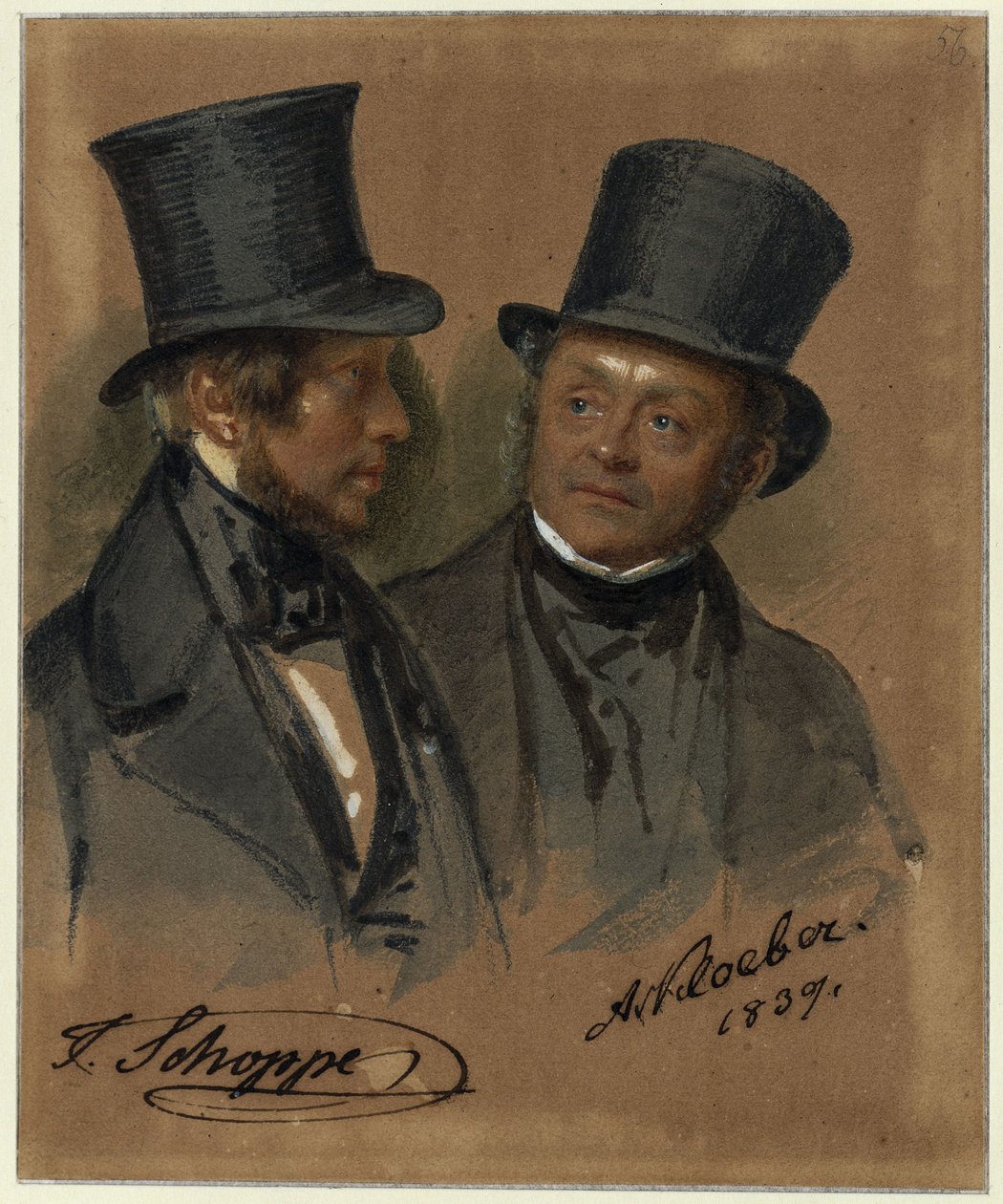 August v. Kloeber, Julius Schoppe autorstwa Franz Krüger