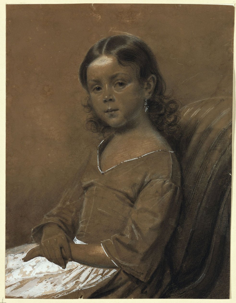 Auguste Taglioni jako dziecko autorstwa Franz Krüger