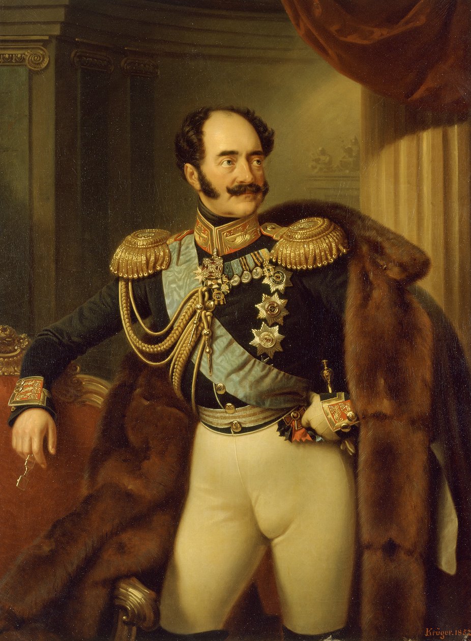 Portret hrabiego Adlerberga autorstwa Franz Krüger
