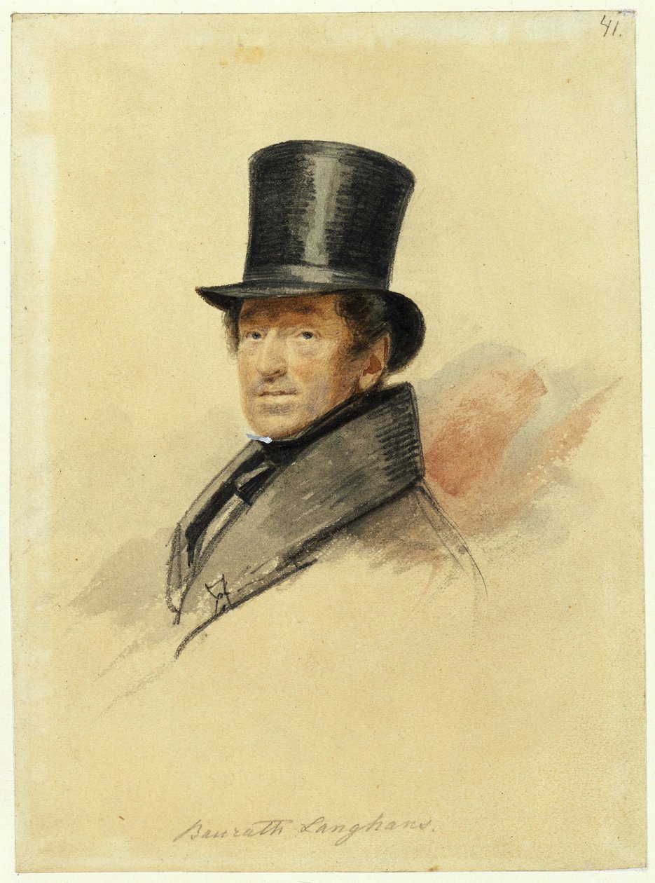 Carl Ferdinand Langhans autorstwa Franz Krüger