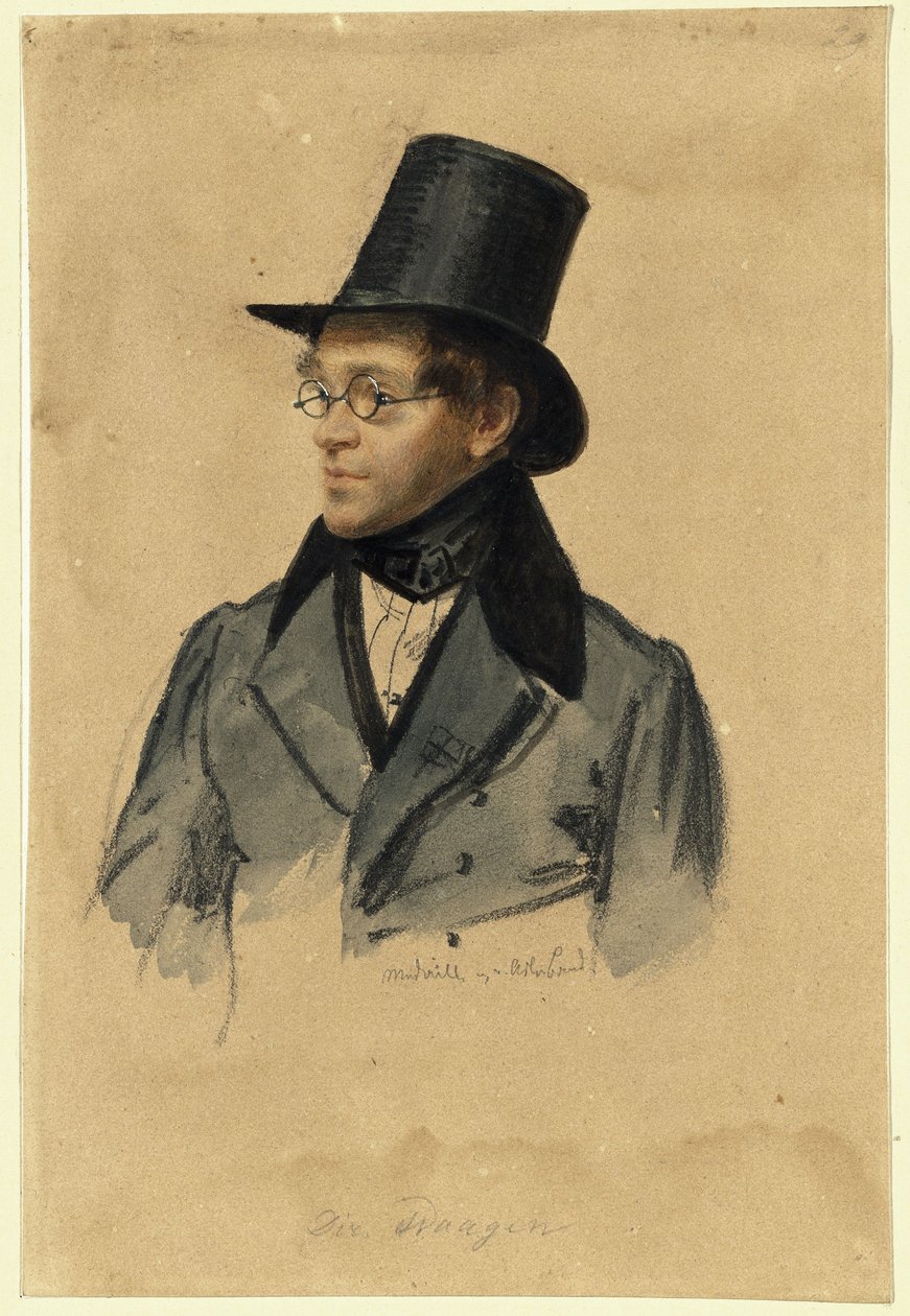 Gustav Friedrich Waagen autorstwa Franz Krüger