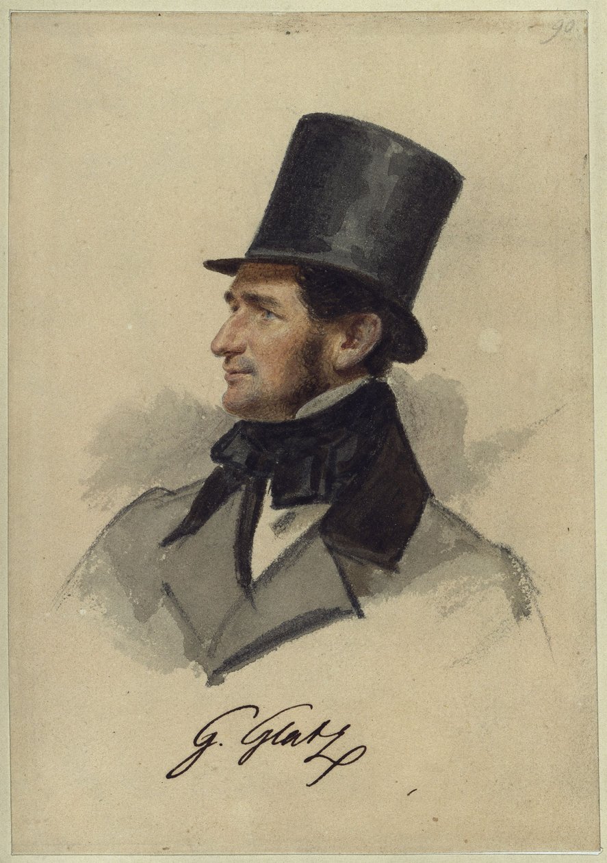 Gustav Ludwig Glatz autorstwa Franz Krüger