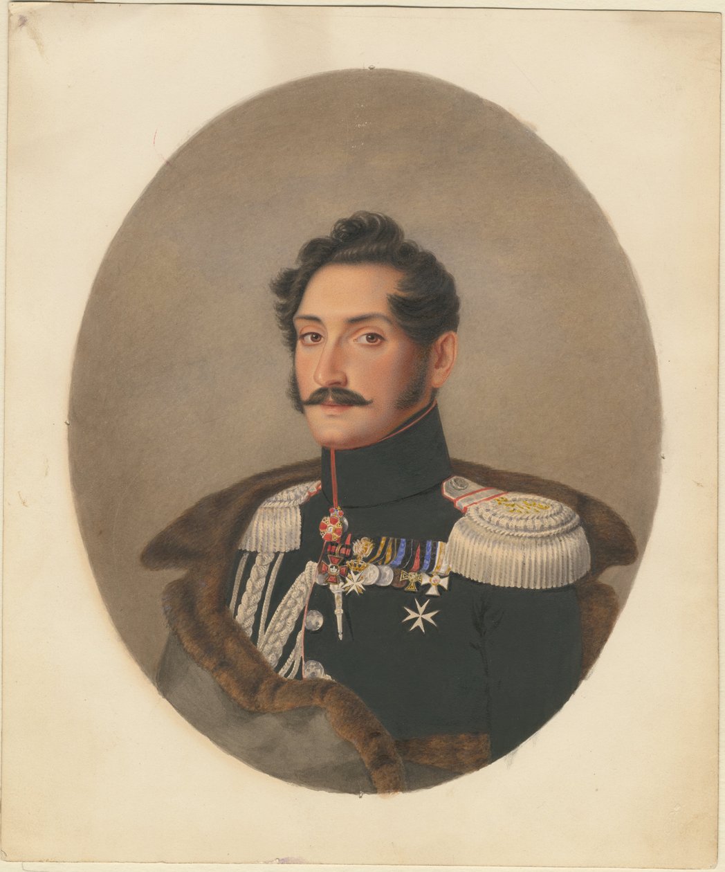 Portret hrabiego Aleksieja Fiodorowicza Orłowa 1787-1862 autorstwa Franz Krüger