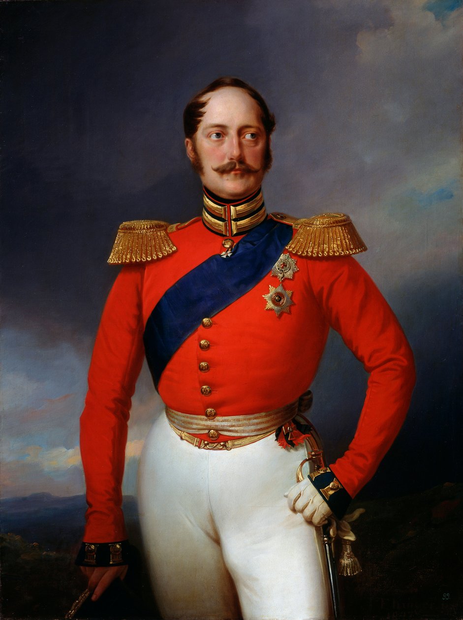 Portret cesarza Mikołaja I, 1796-1855, 1847. autorstwa Franz Krüger