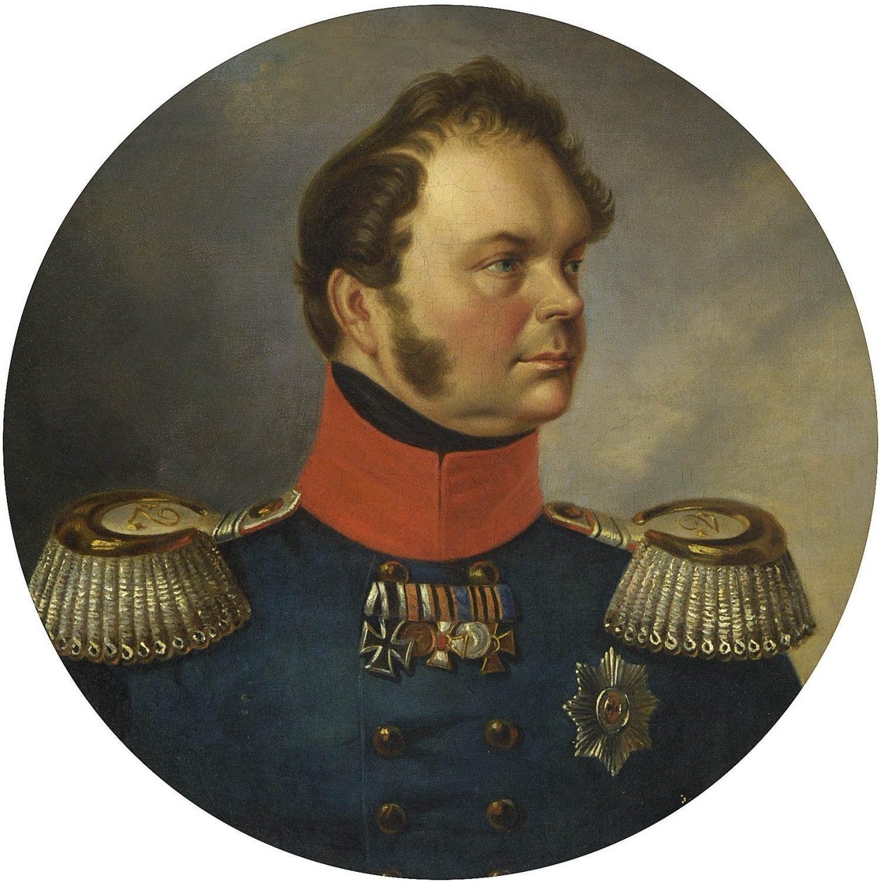 Portret Fryderyka Wilhelma IV Pruskiego autorstwa Franz Krüger
