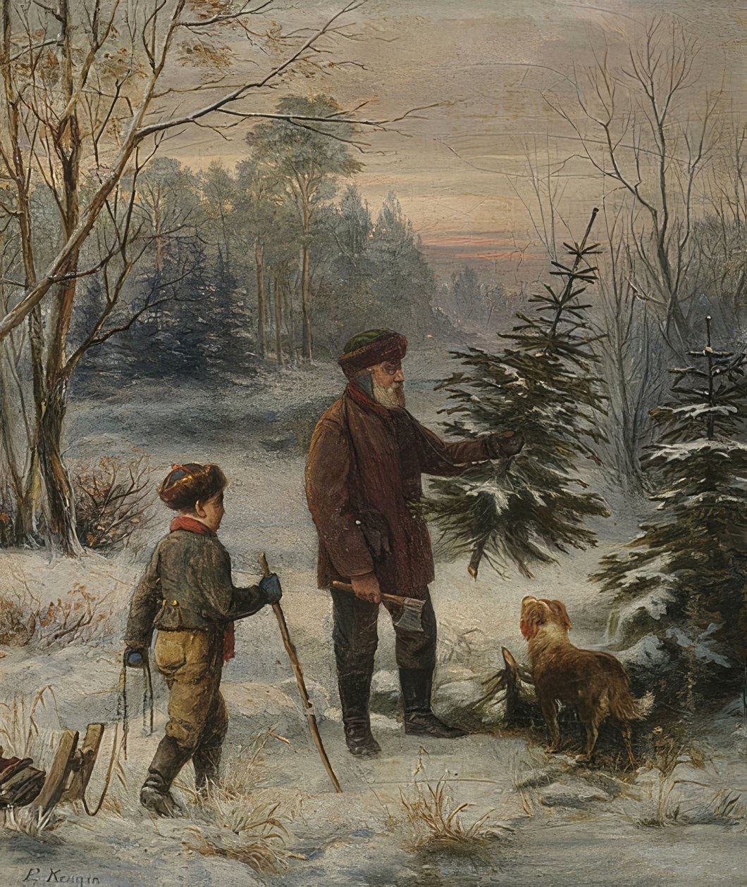 Przedświąteczny autorstwa Franz Krüger