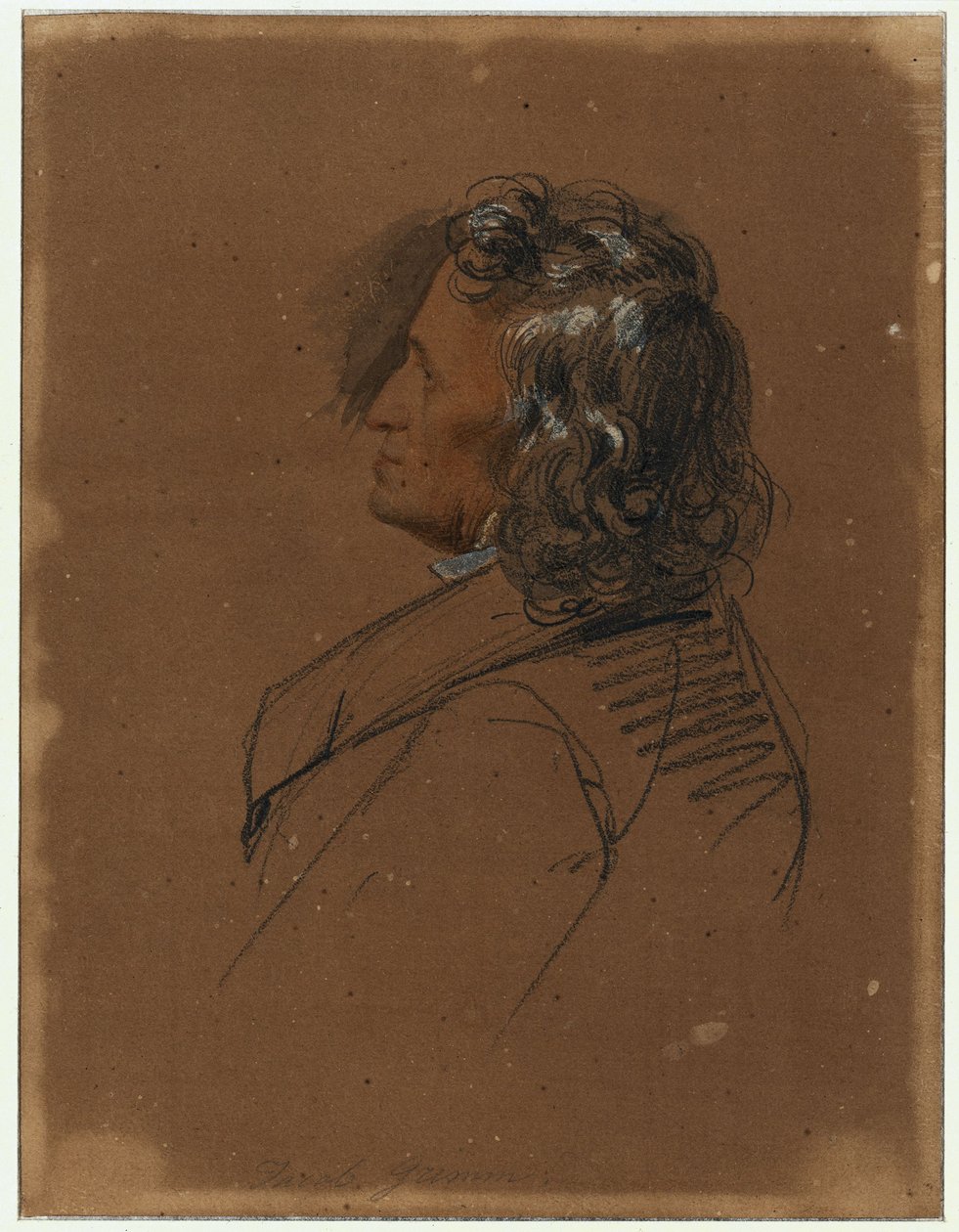 Wilhelm Grimm autorstwa Franz Krüger