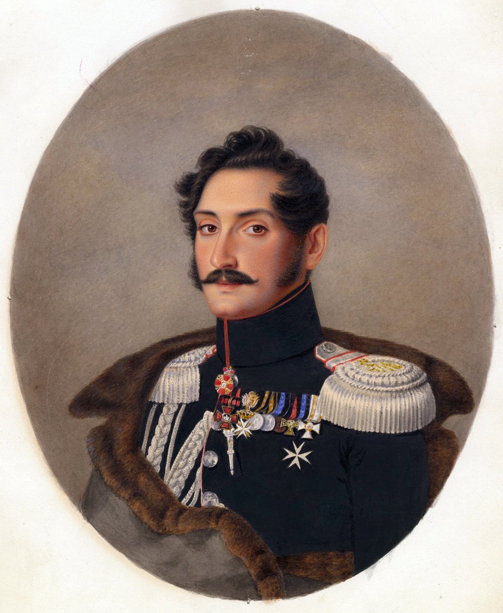 Portret księcia Aleksieja Fiodorowicza Orłowa autorstwa Franz Krüger