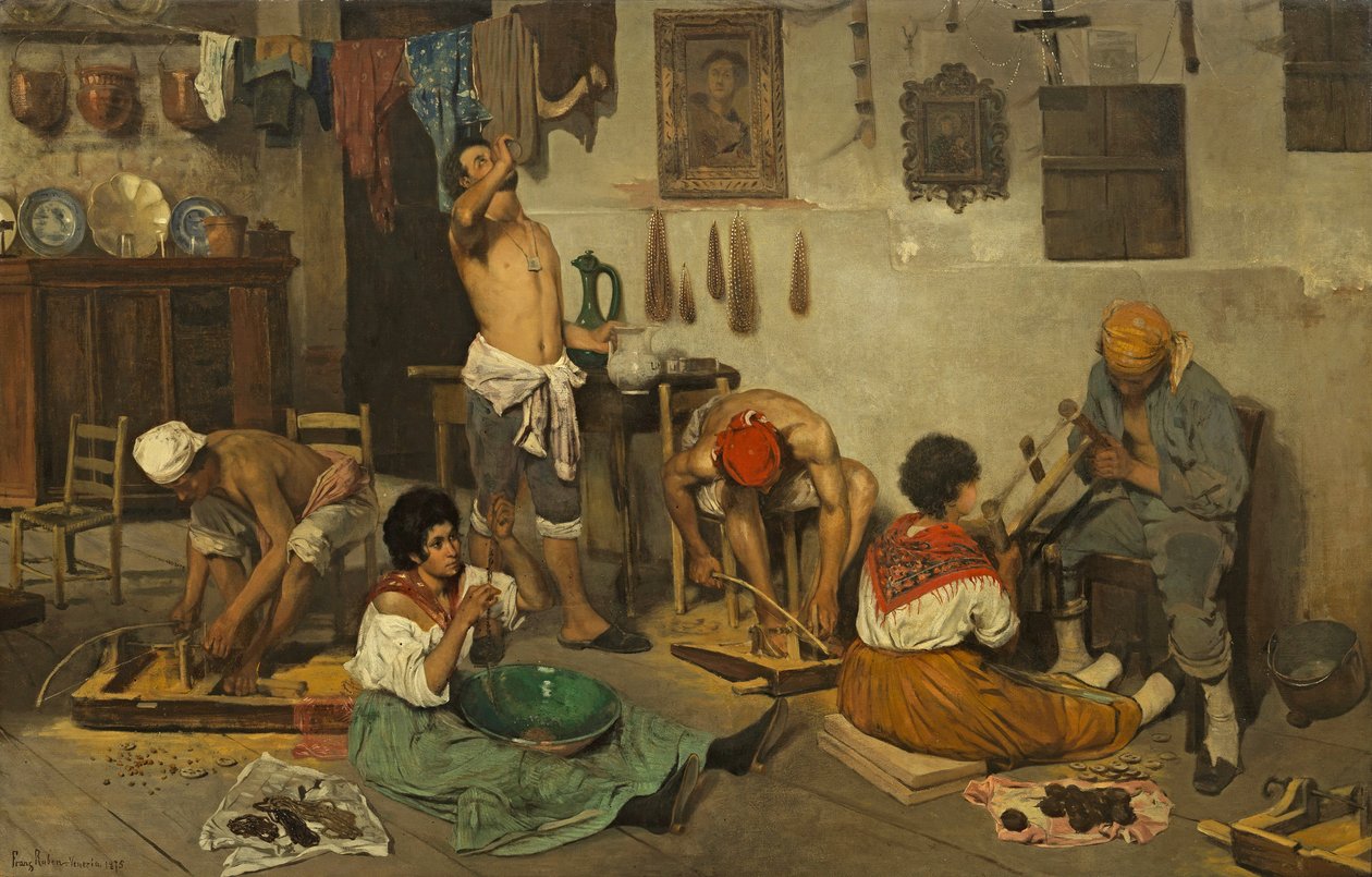 Włoski: weneckie różańce weneckie różańce weneckie autorstwa Franz Leo Ruben