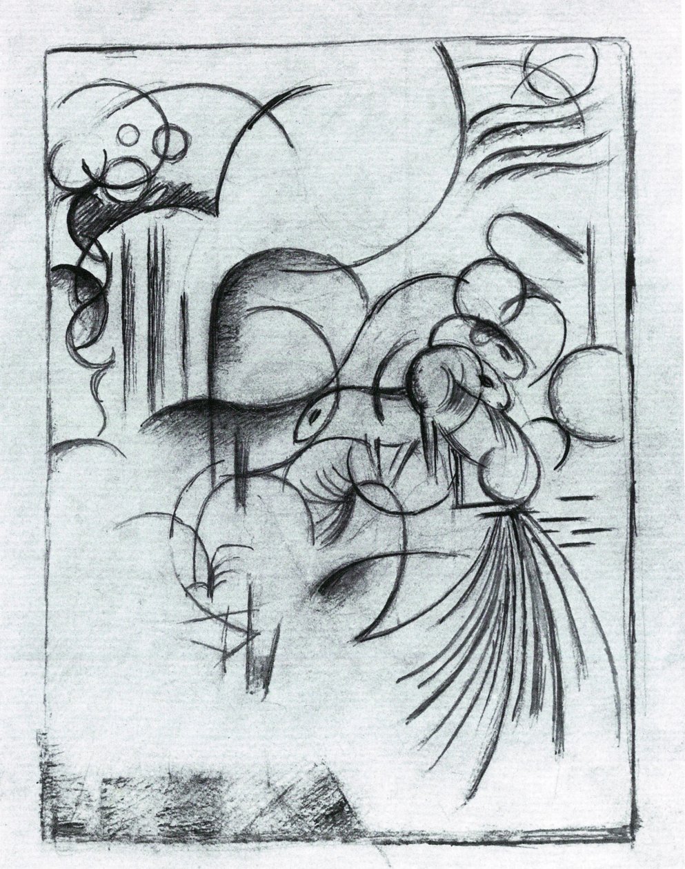 Skład abstrakcyjny autorstwa Franz Marc