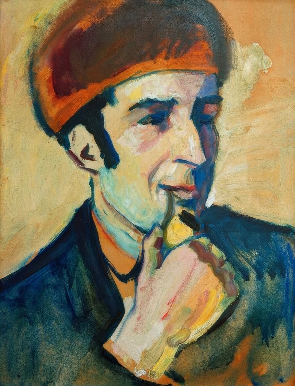 Portret Franza Marc autorstwa Franz Marc