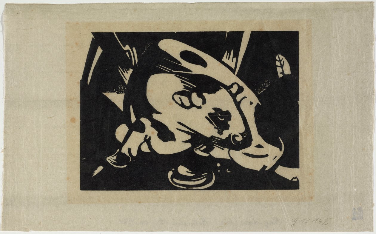 Byk autorstwa Franz Marc