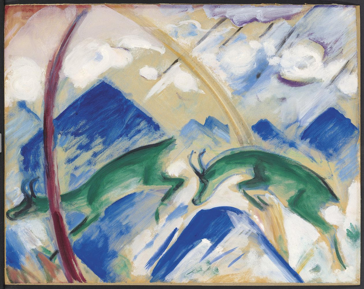Kozica, 1911 autorstwa Franz Marc