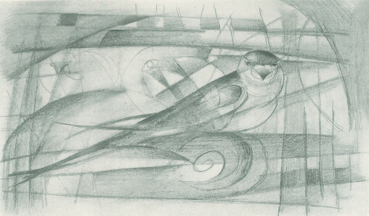 Jaskółka autorstwa Franz Marc